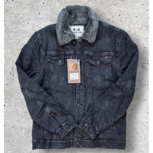 Куртка джинсова чоловіча PAGALEE JEANS 3099 НА ХУТРІ