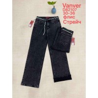 Джинси жіночі VANVER JEANS 82107 CLASSIC НА ФЛІСІ
