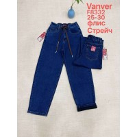Джинси жіночі VANVER JEANS 8332 CLASSIC НА ФЛІСІ