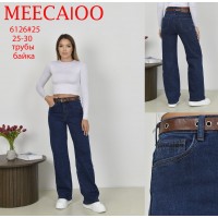 Джинси жіночі MEECALOO JEANS 6126 ТРУБИ БАЙКА