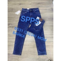 Джинси чоловічі 6531 SPP'S DENIM МОМ JEANS на байці