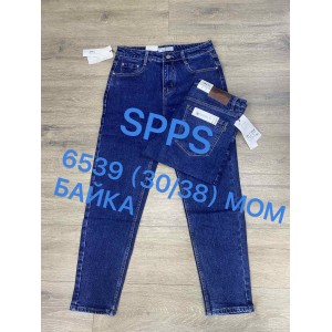 Джинси чоловічі 6539 SPP'S DENIM МОМ JEANS на байці