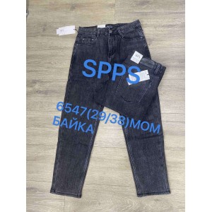Джинси чоловічі 6547 SPP'S DENIM МОМ JEANS на байці