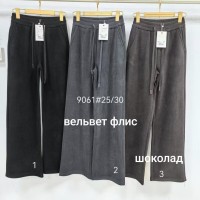 Брюки жіночі YMT 9061 ВЕЛЬВЕТ НА ФЛІСІ