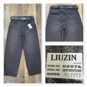 Джинси жіночі LIUZIN JEANS 02078-2 BAGGY