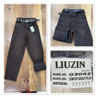 Джинси жіночі LIUZIN JEANS 03042-2 BAGGY НА БАЙЦІ