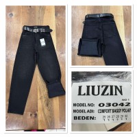 Джинси жіночі LIUZIN JEANS 03042-1 BAGGY НА БАЙЦІ