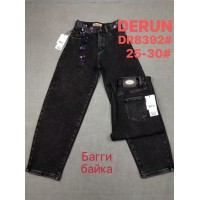 Джинси жіночі DERUN JEANS 8392 BAGGY НА БАЙЦІ