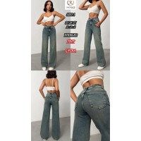 Джинси жіночі SHEROCCO JEANS 5201-1 WIDE LEG