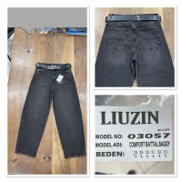 Джинси жіночі LIUZIN JEANS 03057-2 BAGGY КАВА