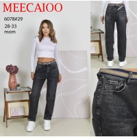 Джинси жіночі MEECALOO JEANS 6078 МОМ