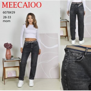 Джинси жіночі MEECALOO JEANS 6078 МОМ