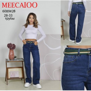 Джинси жіночі MEECALOO JEANS 6089 ТРУБИ