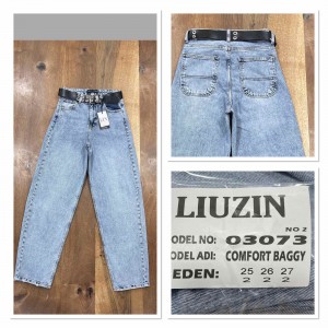 Джинси жіночі LIUZIN JEANS 03073-2 BAGGY
