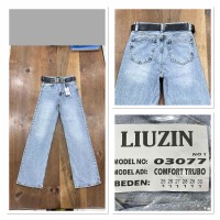 Джинси жіночі LIUZIN JEANS 03077-1 ТРУБИ