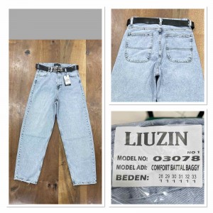 Джинси жіночі LIUZIN JEANS 03078-1 BAGGY 
