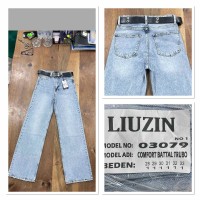 Джинси жіночі LIUZIN JEANS 03079-1 ТРУБИ