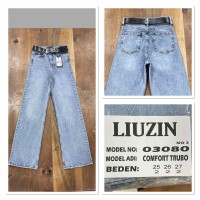 Джинси жіночі LIUZIN JEANS 03080-2 ТРУБИ