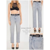 Джинси жіночі CRACPOT JEANS 1554-1 MOM REGULAR