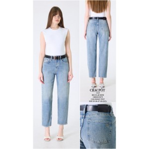 Джинси жіночі CRACPOT JEANS 1569 MOM REGULAR 