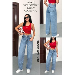Джинси жіночі DEKPLOY JEANS 717-2 BAGGY