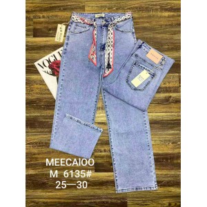 Джинси жіночі MEECALOO JEANS 6135 ТРУБИ