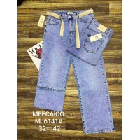 Джинси жіночі MEECALOO JEANS 6141 ТРУБИ
