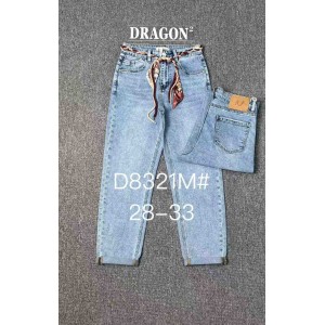 Джинси жіночі DRAGON JEANS 8321 BAGGY
