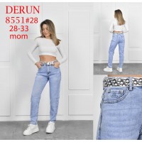 Джинси жіночі DERUN JEANS 8551 MOM