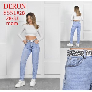 Джинси жіночі DERUN JEANS 8551 MOM