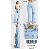 Джинси жіночі IT'S BASIC JEANS 4622-3 STRAIGHT СТРАЗИ
