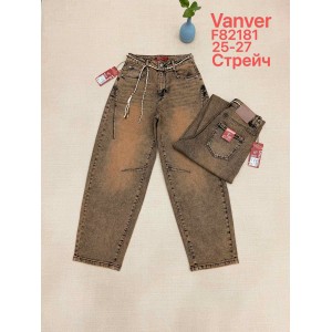 Джинси жіночі VANVER JEANS 82181 BAGGY
