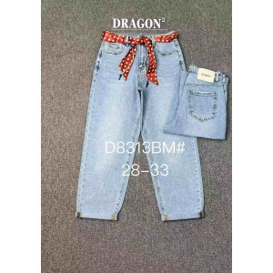 Джинси жіночі DRAGON JEANS 8313 BAGGY
