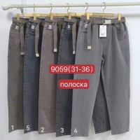 Брюки жіночі YMT 9059 МОМ ПОЛОСКА 