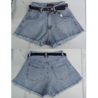 Шорти жіночі LIUZIN JEANS 02257-1 КАМІННЯ