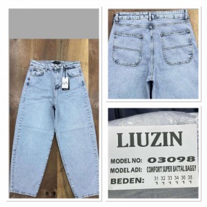 Джинси жіночі LIUZIN JEANS 03098 BAGGY