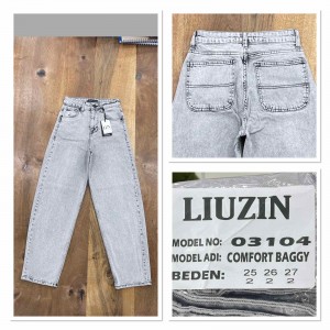 Джинси жіночі LIUZIN JEANS 03104 BAGGY