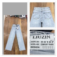 Джинси жіночі LIUZIN JEANS 03107-1 ТРУБИ