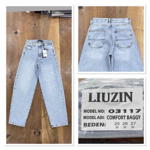 Джинси жіночі LIUZIN JEANS 03117 BAGGY