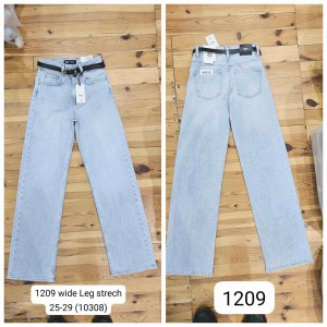 Джинси жіночі CRACPOT JEANS 1209 Wide Leg СВІТЛО БЛАКИТНИЙ