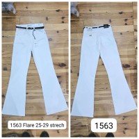Джинси жіночі CRACPOT JEANS 1563 FLARE БІЛИЙ