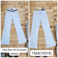 Джинси жіночі CRACPOT JEANS 1563 FLARE БЛАКИТНИЙ