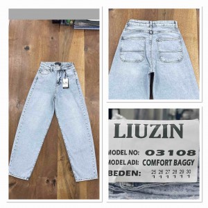 Джинси жіночі LIUZIN JEANS 03108 BAGGY