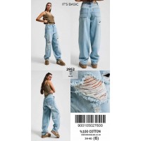 Джинси жіночі IT'S BASIC JEANS 2952-32 WIDE LEG SKATER