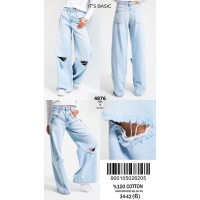 Джинси жіночі IT'S BASIC JEANS 4876-3 PALAZZO