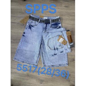Шорты джинсовые мужские 5517 SPP'S JEANS BAGGY