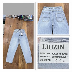 Джинси жіночі LIUZIN JEANS 03118 BAGGY