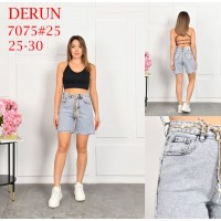 Джинсові шорти жіночі DERUN JEANS 7075