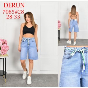 Джинсовые шорты женские DERUN JEANS 7085