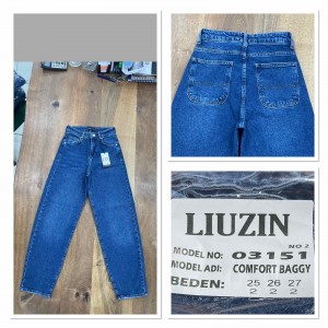 Джинсы женские LIUZIN JEANS 03151-2 BAGGY